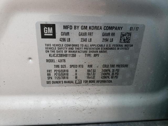 2017 BUICK ENCORE ESS - KL4CJCSB9HB111358