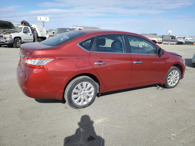 NISSAN SENTRA S 2015 red  gas 3N1AB7AP6FY351483 photo #4