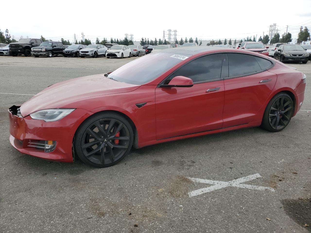 Lot #3041206144 2018 TESLA MODEL S