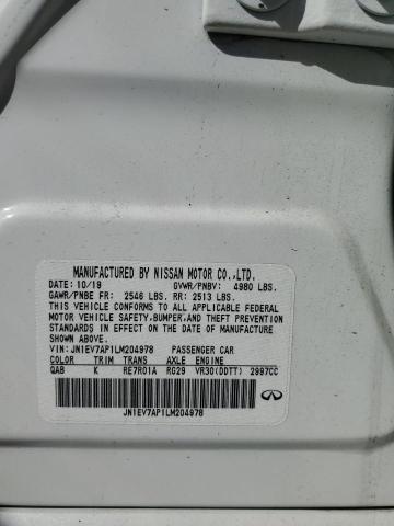 2020 INFINITI Q50 PURE - JN1EV7AP1LM204978
