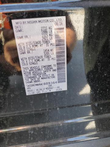 2017 NISSAN PATHFINDER - 5N1DR2MN4HC609364