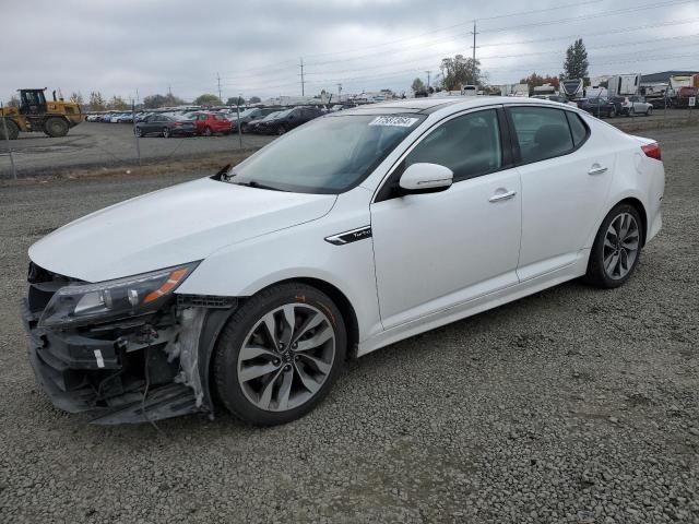 KIA OPTIMA SX 2014 white  gas 5XXGR4A65EG266893 photo #1