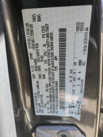 2016 FORD ESCAPE TIT - 1FMCU0J90GUB65995