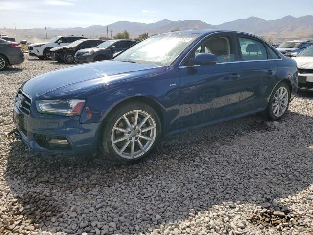 AUDI A4 PREMIUM 2015 blue  flexible fuel WAUFFAFLXFN003240 photo #1