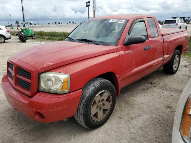 DODGE DAKOTA SLT 2006 red  gas 1D7HE42K26S591087 photo #1