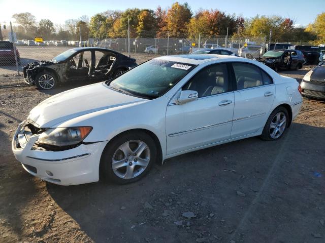 ACURA RL 2006 white  gas JH4KB16596C004758 photo #1