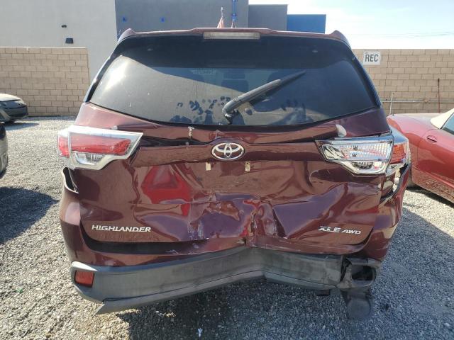 VIN 5TDJKRFH7GS269667 2016 Toyota Highlander, Xle no.6