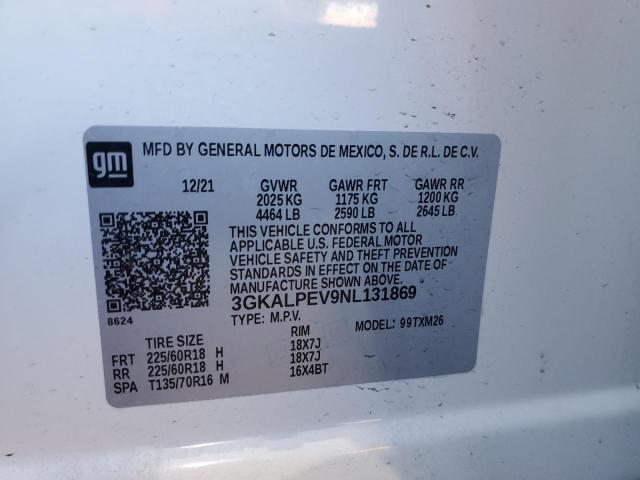 2022 GMC TERRAIN SL - 3GKALPEV9NL131869