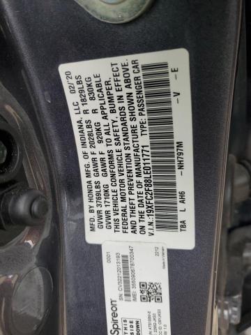 2020 HONDA CIVIC SPOR - 19XFC2F88LE011771