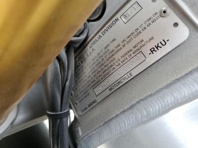 2013 APRILIA TUONO VR4 ZD4TYC006DS000607