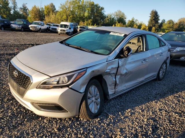 HYUNDAI SONATA HYB 2016 silver  hybrid engine KMHE24L11GA035710 photo #1