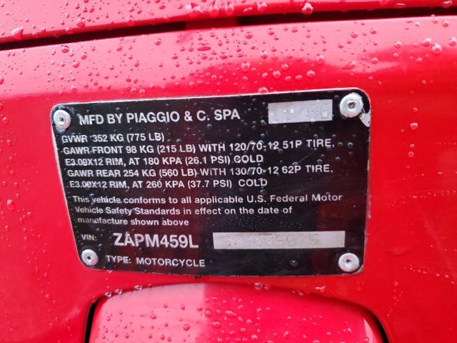 2007 VESPA GTS 250 ZAPM459L575005075