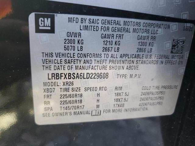 2020 BUICK ENVISION P - LRBFXBSA6LD229608