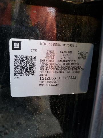 2020 CHEVROLET MALIBU LT - 1G1ZD5STXLF138333