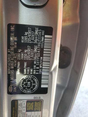2017 KIA SORENTO LX - 5XYPGDA17HG211565