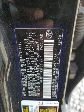 2015 TOYOTA CAMRY LE - 4T1BF1FK9FU012411