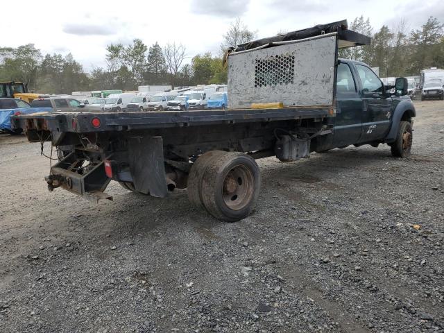 FORD F450 SUPER 2011 green crew cha diesel 1FD0W4GT7BEA38056 photo #4