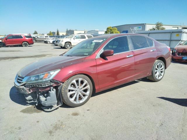 HONDA ACCORD SPO 2014 maroon sedan 4d gas 1HGCR2F5XEA285083 photo #1