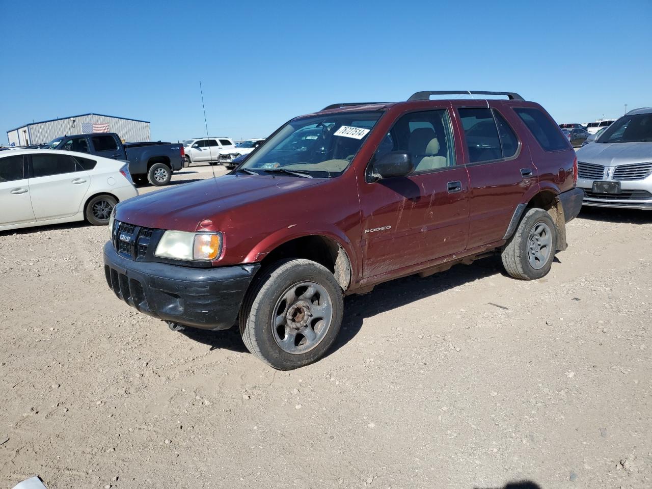 Lot #2955512521 2003 ISUZU RODEO S