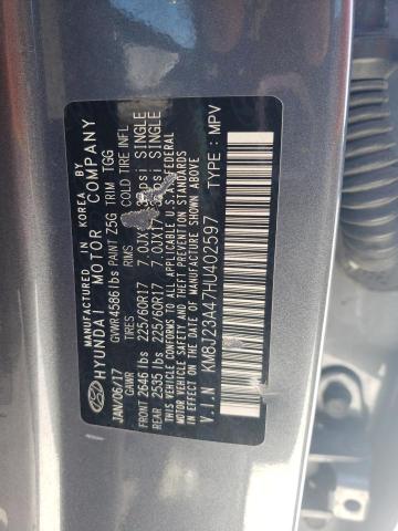2017 HYUNDAI TUCSON SE - KM8J23A47HU402597