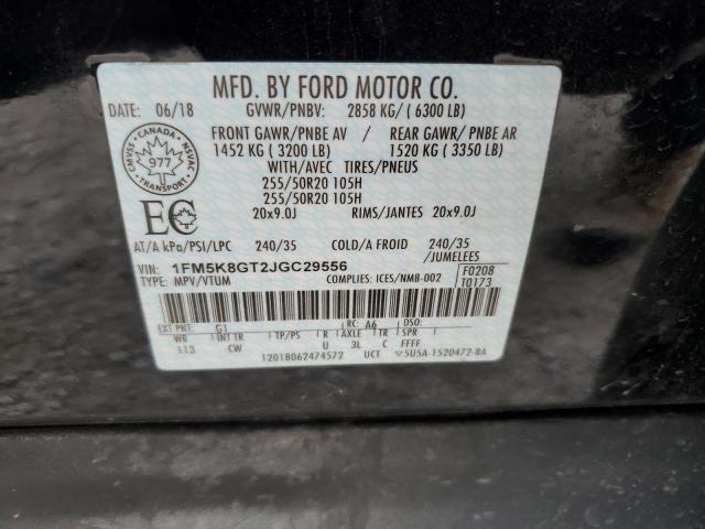 2018 FORD EXPLORER S - 1FM5K8GT2JGC29556