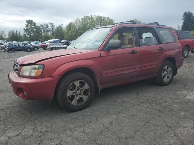 SUBARU FORESTER 2 2004 red  gas JF1SG65664H767532 photo #1