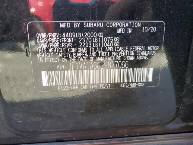 2020 SUBARU WRX - JF1VA1A68L9827066
