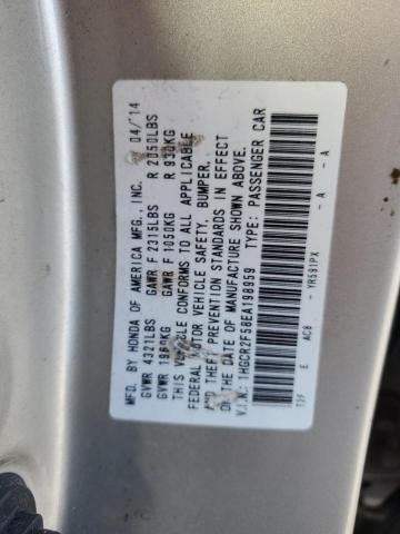 VIN 1HGCR2F58EA198959 2014 Honda Accord, Sport no.12