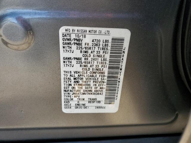 2019 NISSAN ROGUE S - JN8AT2MV7KW383842