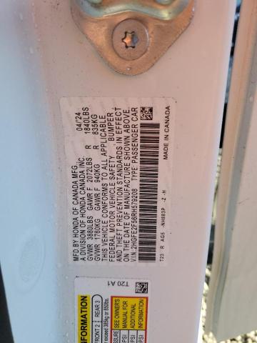 2024 HONDA CIVIC SPOR - 2HGFE2F56RH579208