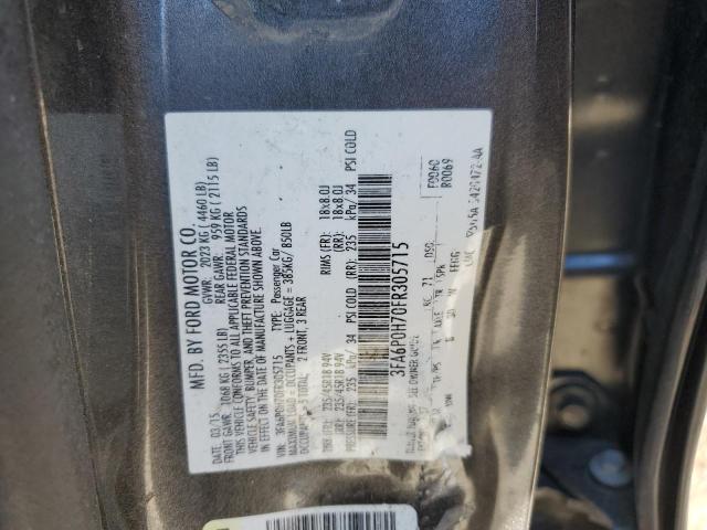 2015 FORD FUSION SE - 3FA6P0H70FR305715