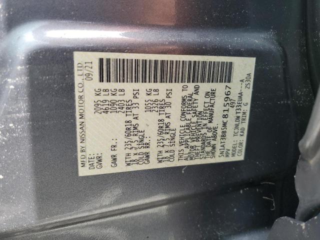 2021 NISSAN ROGUE SV - 5N1AT3BB5MC815967