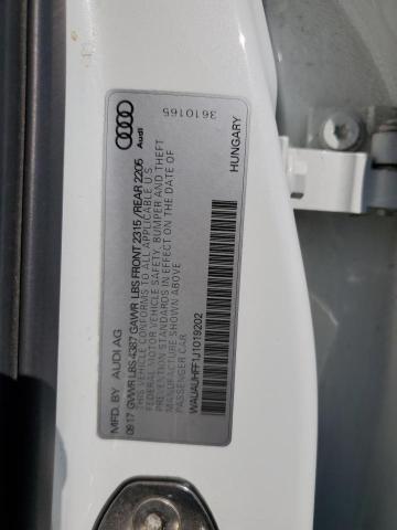 2018 AUDI A3 WAUAUHFF1J1019202