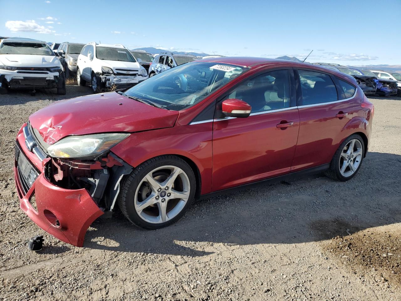 Lot #2940964427 2014 FORD FOCUS TITA