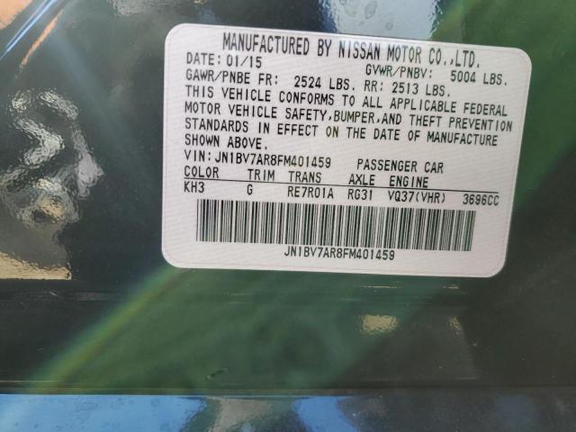 2015 INFINITI Q50 BASE - JN1BV7AR8FM401459