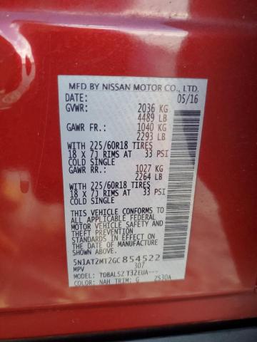 2016 NISSAN ROGUE S - 5N1AT2MT2GC854522