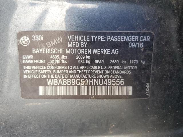 VIN WBA8B9G51HNU49556 2017 BMW 3 SERIES no.12