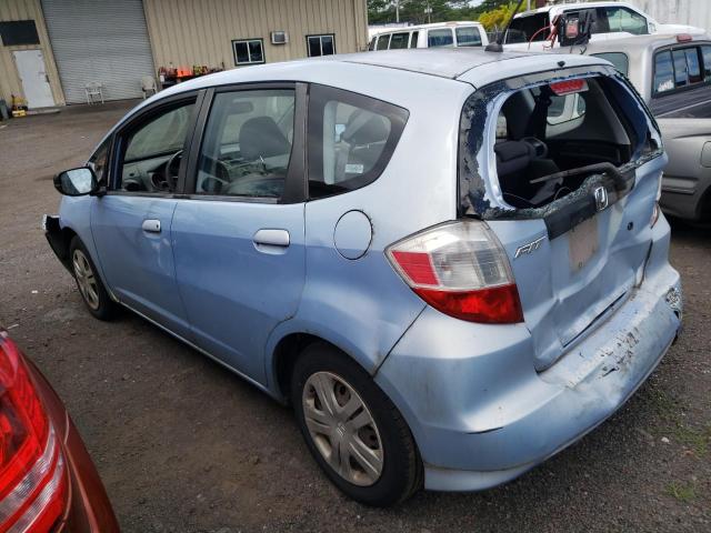 HONDA FIT 2009 blue  gas JHMGE88249C006320 photo #3