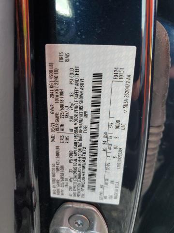 2021 FORD ESCAPE SEL - 1FMCU9H61MUA07872