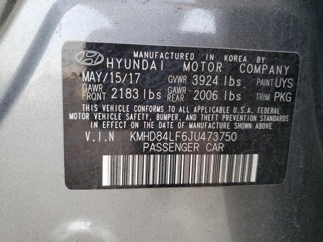 2018 HYUNDAI ELANTRA SE - KMHD84LF6JU473750