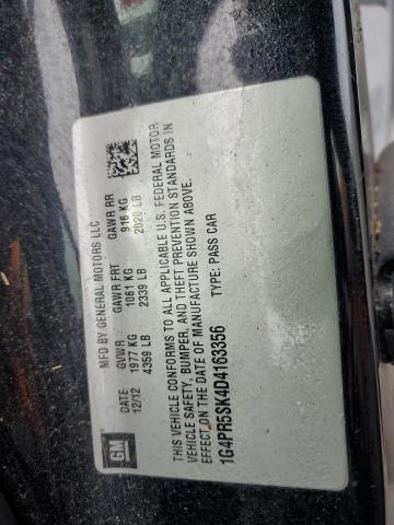 VIN 1G4PR5SK4D4163356 2013 Buick Verano, Convenience no.12