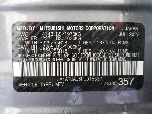 VIN JA4ARUAU6PU015537 2023 Mitsubishi Outlander, S/Se no.13