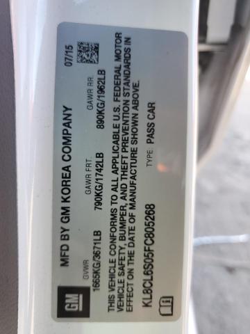 2015 CHEVROLET SPARK EV 2 KL8CL6S05FC805268