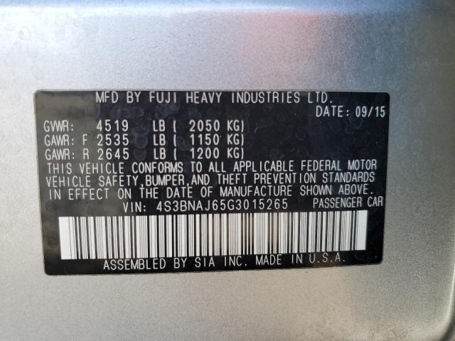 2016 SUBARU LEGACY 2.5 - 4S3BNAJ65G3015265