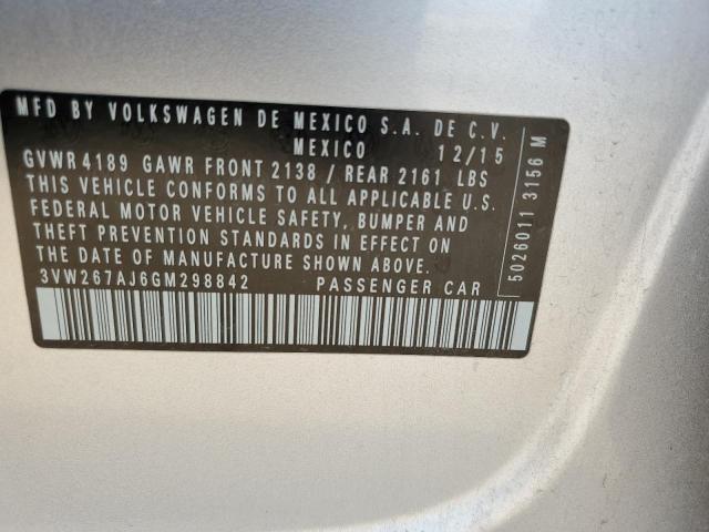2017 VOLKSWAGEN JETTA S - 3VW267AJ6GM298842