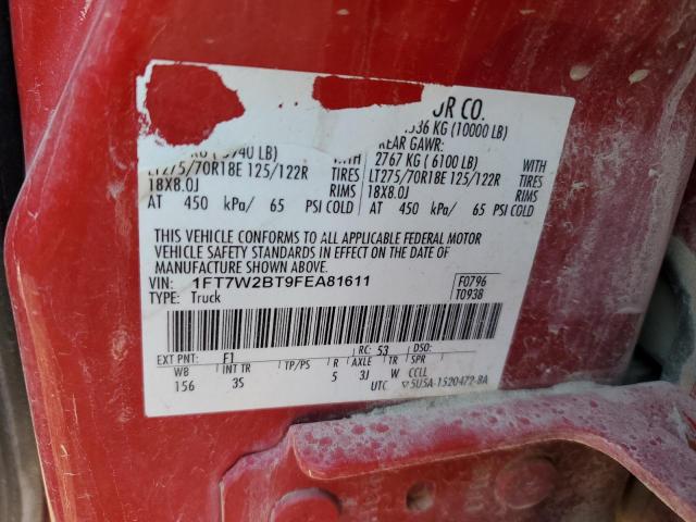 2015 FORD F250 SUPER - 1FT7W2BT9FEA81611