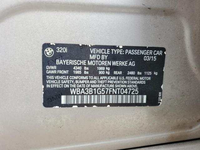 2015 BMW 320 I - WBA3B1G57FNT04725