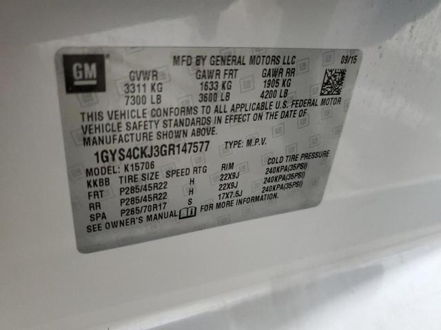 2016 CADILLAC ESCALADE P - 1GYS4CKJ3GR147577