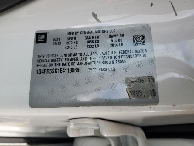 VIN 1G4PR5SK1E4118568 2014 Buick Verano, Convenience no.13