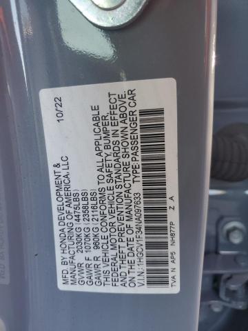 VIN 1HGCV1F34NA097633 2022 Honda Accord, Sport no.13